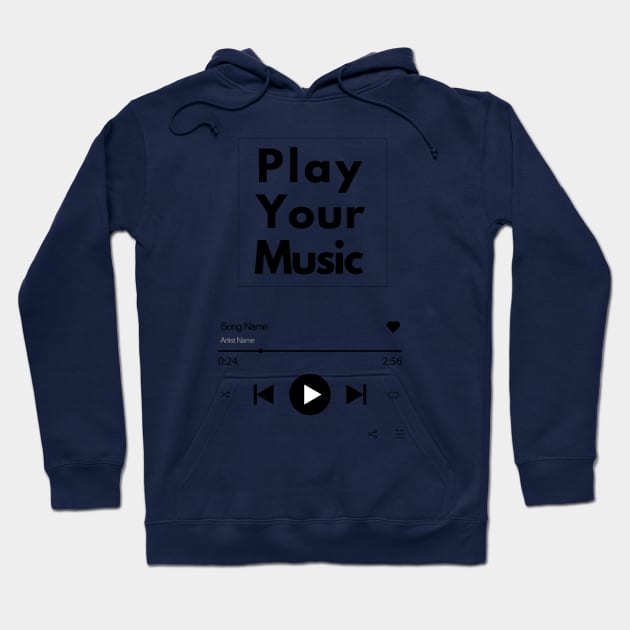 Play Music Hoodie by ByuDesign15